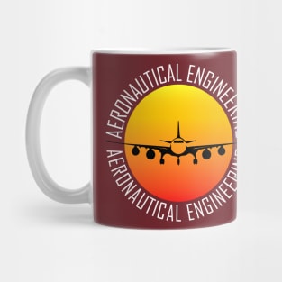 aeronautical engineering airplane aircraft engineer Mug